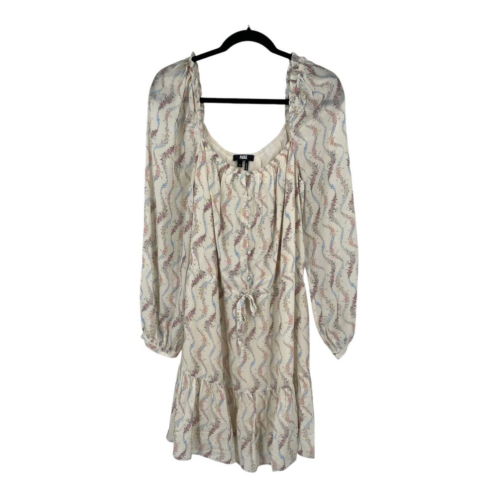 Paige Dress Marjie Floral long sleeve minidress size 12 - Picture 2 of 6